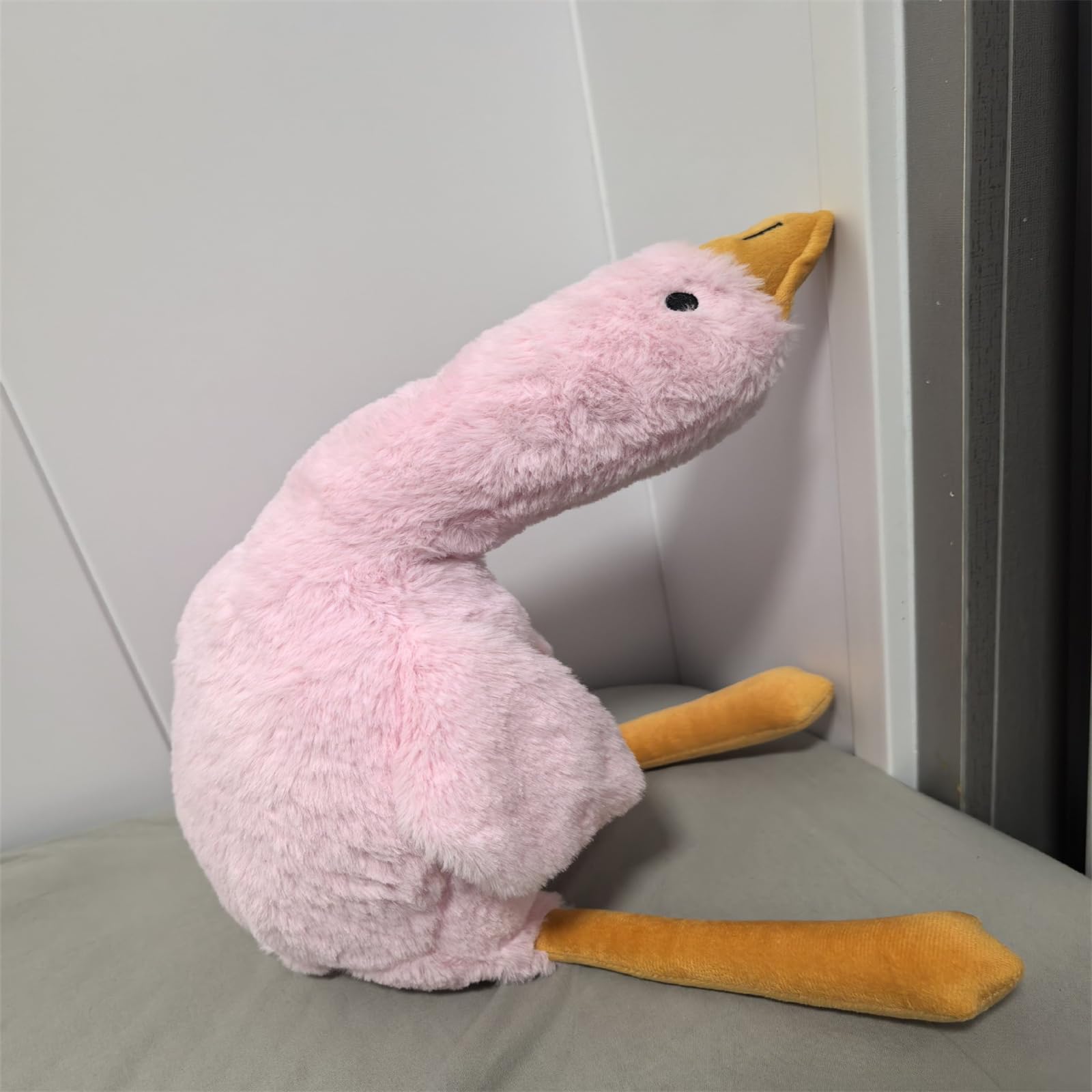 Ente Kuscheltier, Gans Kuscheltier, Gewichtskuscheltier Duck, Gewichtskuscheltier, Riesige Gans PlüSchtiere GroßE Ente Puppe, FüR Junge MäDchen Geschenk (190cm,qicai)