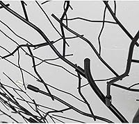 Vista 6 de 44" Large Semi Flush Mount Ceiling Light Fixture,Black Modern Chandelier with Branch Shapes,15-Lights Industrial Close to Ceiling Light Fixtures for