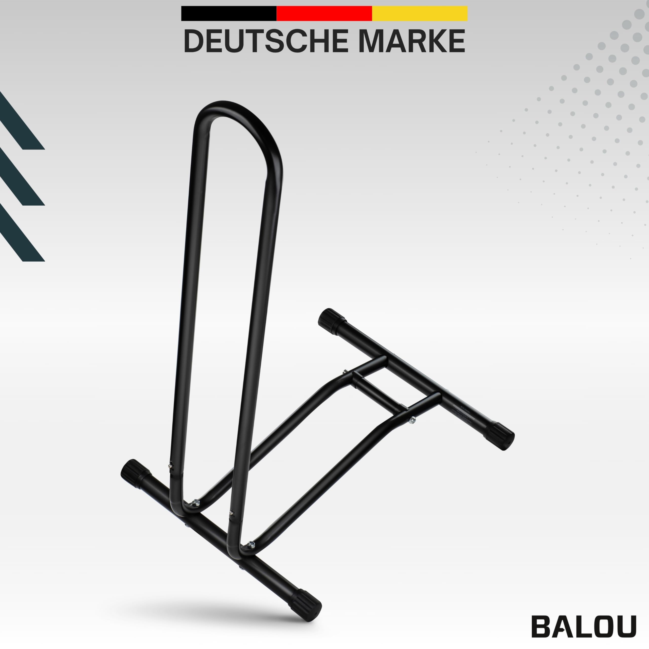 Fahrradständer Mountainbike 20-29 Zoll - MTB Fahrrad Ständer für den Boden - Fahrradhalter freistehend für Reifen bis 3 Zoll Breite