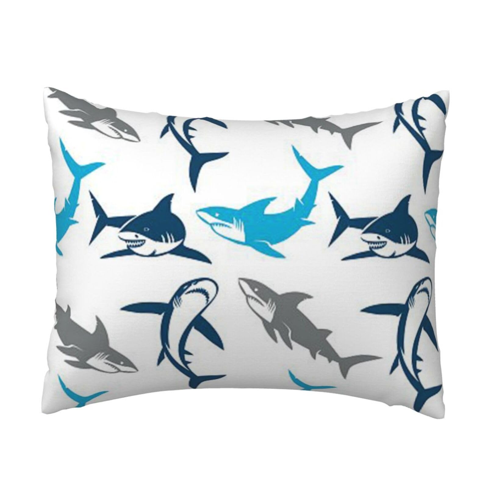 YFSGDLBN Sharks printed Pillow Case 20x26in decorative Cushion Cover pillowcase