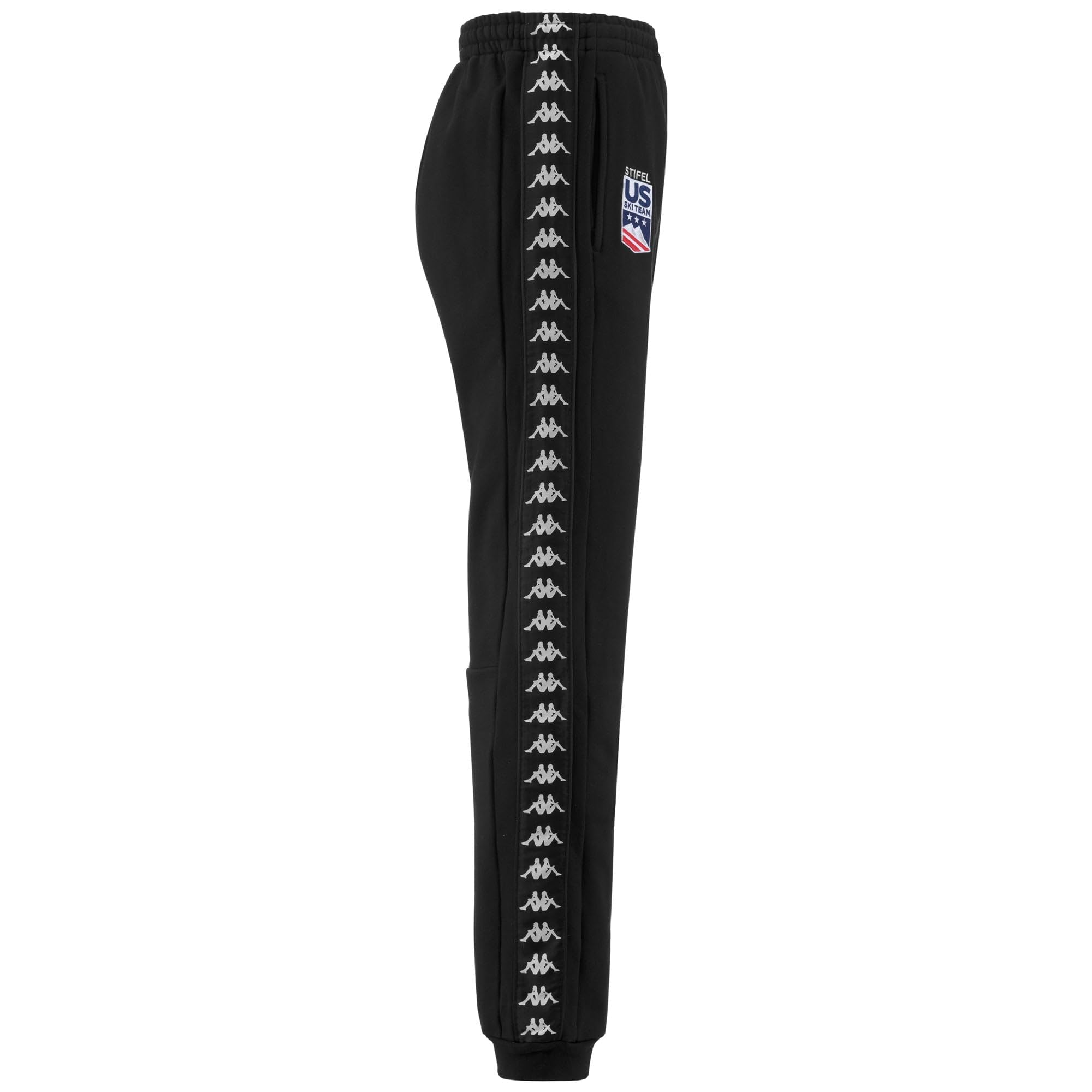 Kappa - Pantaloni Tuta, Uomo, Cotone, Sci, Modello: 222 Banda ARUFINZIP US