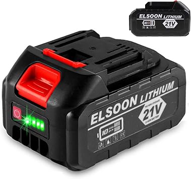 4.0Ah Replacement Battery Compatible with Makita 21V Max Battery Power Tools, Cordless Screwdriver, Flashlight, Cutoff Saw and Impact Driver/Drill Combo Kit