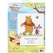 Dimensions 70-35357 Disney Winnie The Pooh Birth Record Counted Cross Stitch Kit, Winnie The Pooh Cross Stitch, 8