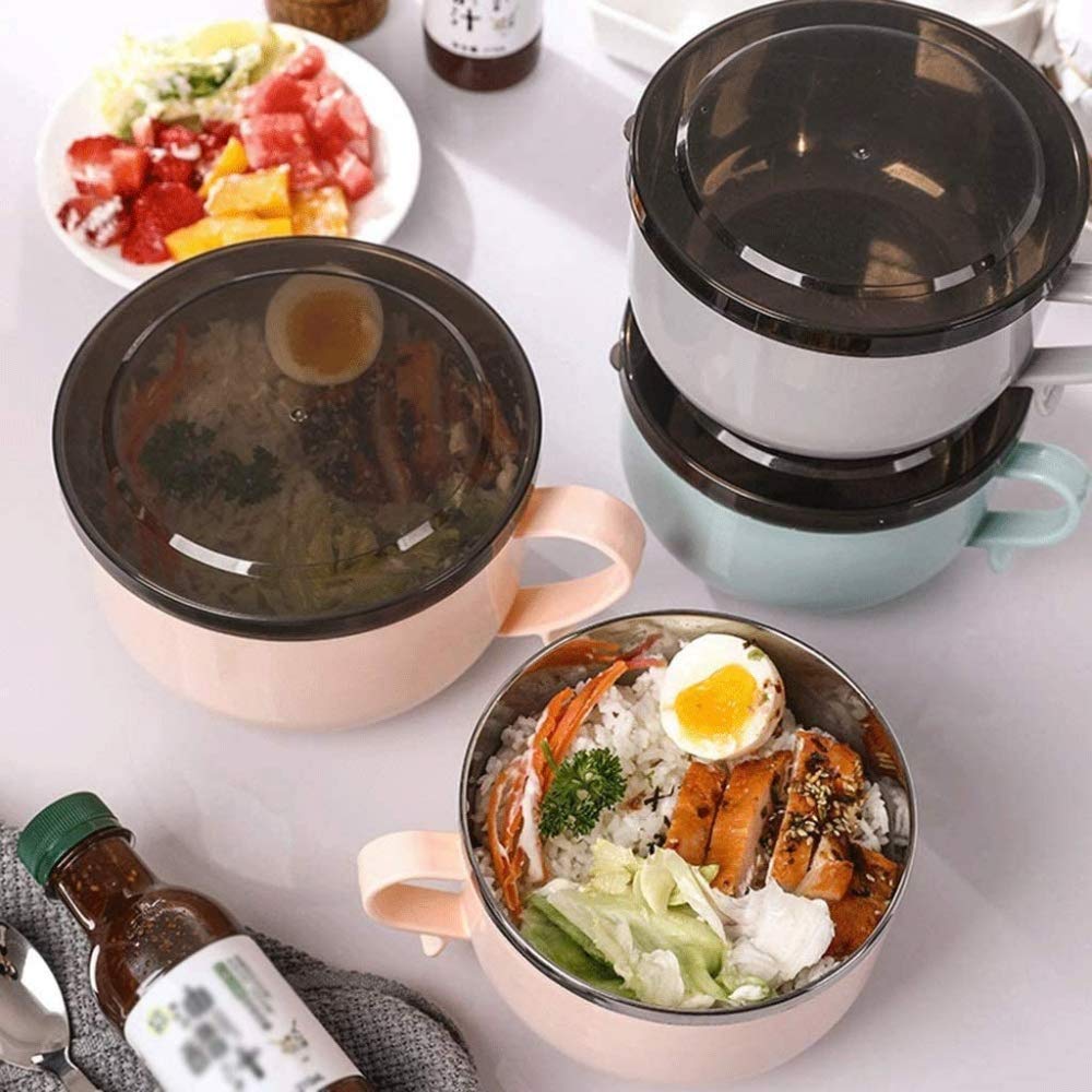 Scatola per Il Pranzo Isolante per Uomini E Donne Che Pranzano dal Vivo Scatola per Il Pranzo Scolastico Studente Ciotola di Spaghetti Istantanei Mensa Ufficio Lavoratore Scuola Superiore