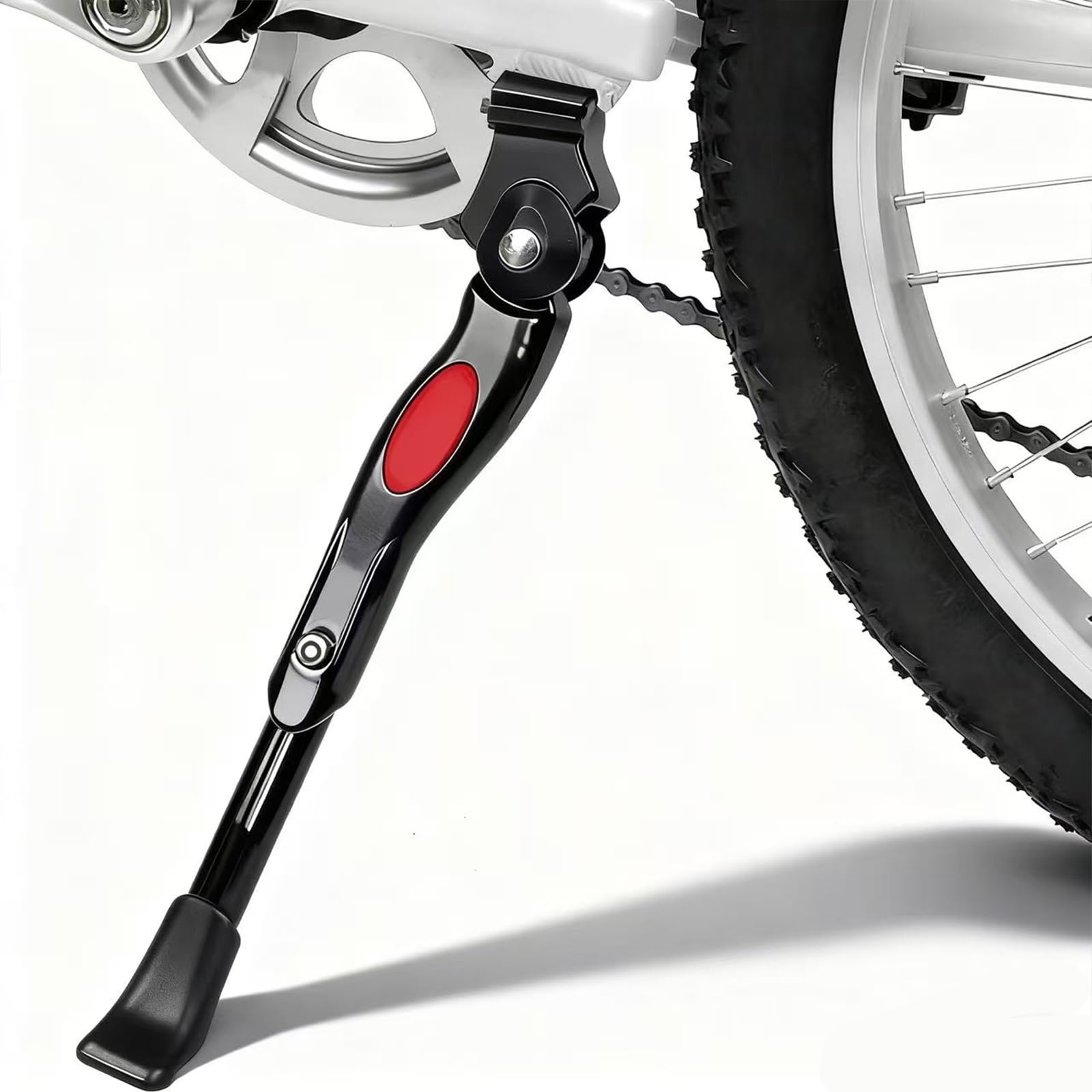 Csoalpo Kickstand for Kids Bike, Adjustable Premium Bike Kickstand for 16 18 20 Inch Wheels, Upgraded Aluminum Alloy Center Mount Stand for Children's Mountain and Road Bicycles.