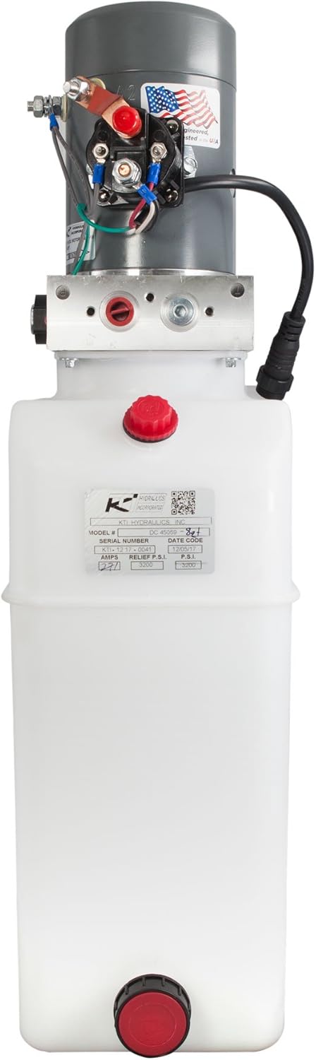 Compact Hydraulic Power Unit with Single Double Acting and 8 Quart Capacity for Smooth Operation and Industrial Use