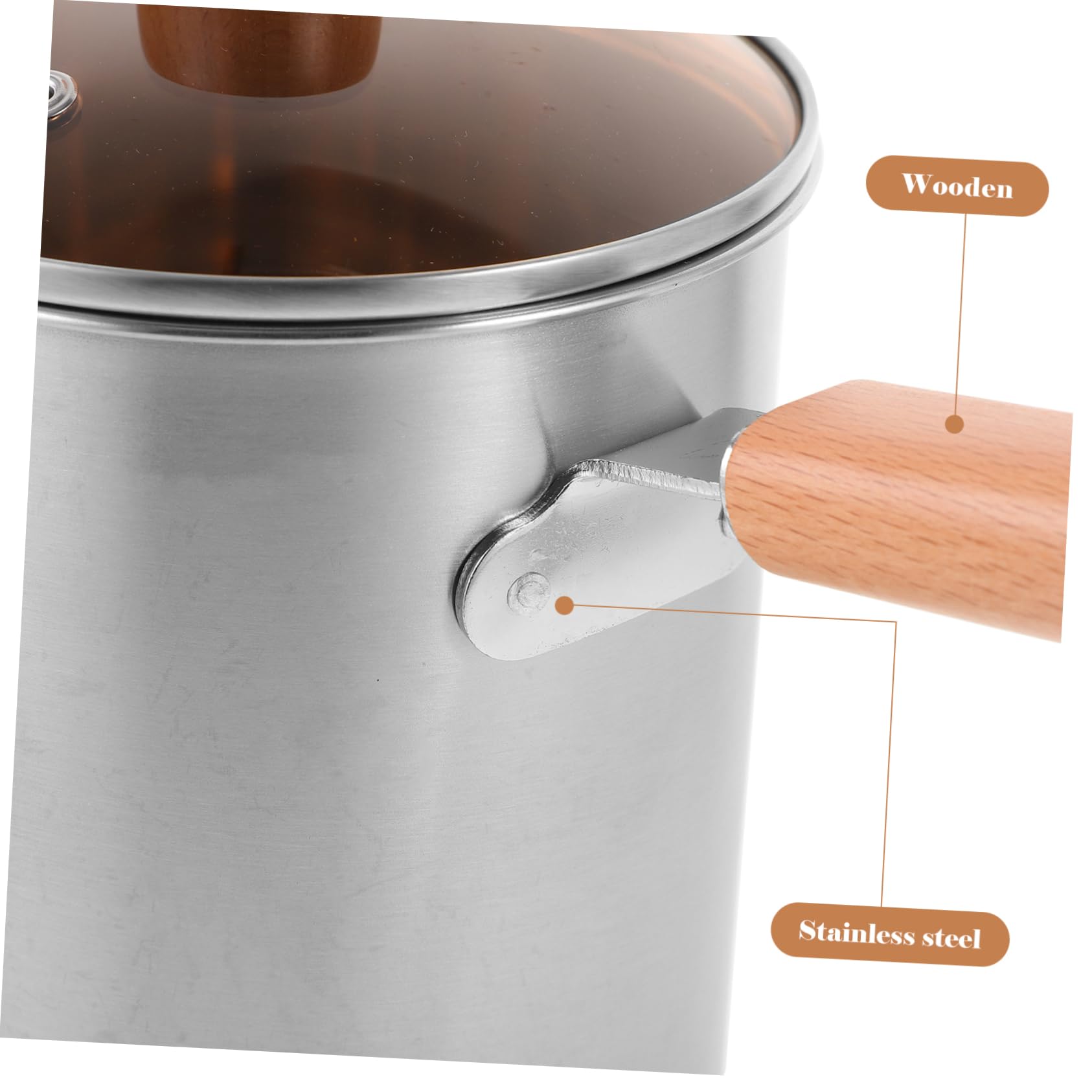 Ciieeo Stainless Steel Deep Fryer Large Capacity Household Frying Pot for Chicken and French Fries Metal Fryer with Handle for Home Cooking