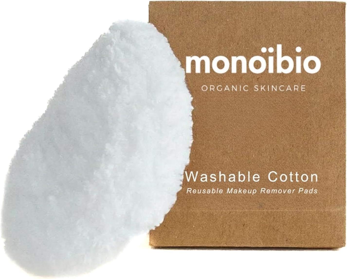 Reusable Organic Face und Eye Makeup Remover Pads – Handmade Washable Cotton Rounds -Toner Pads Seamless Facial Cleansing Pads Eco Friendly Zero Waste – 1 Piece 11 cm
