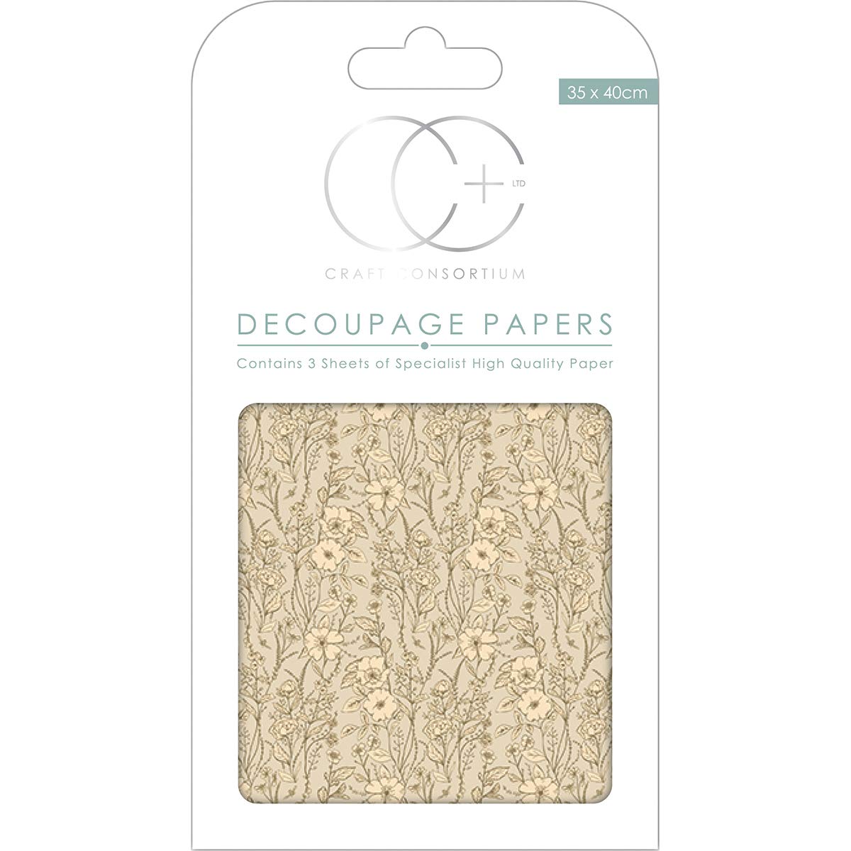 Craft Consortium Decoupage Papers 13.75