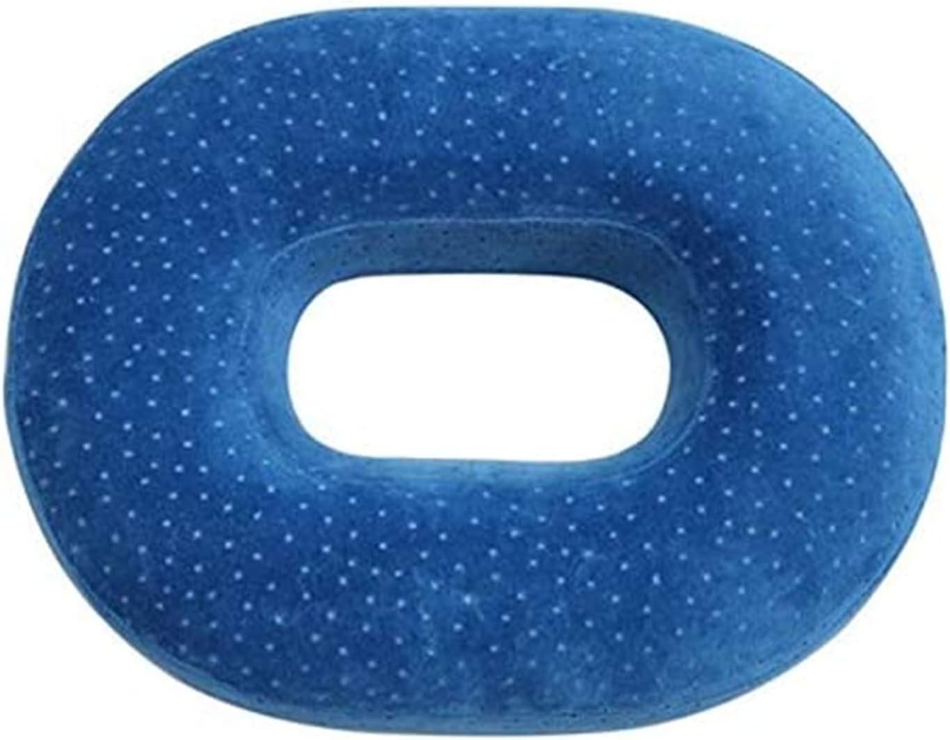 life hall Donut Seat Cuahion Memory Foam Orthopaedic Surgical Riushion Reduces Sciatica Relief, Tng Donut Cailbone, Coccyx Post Natal and Post Surgery Pain Relief & Comfort (Blue)