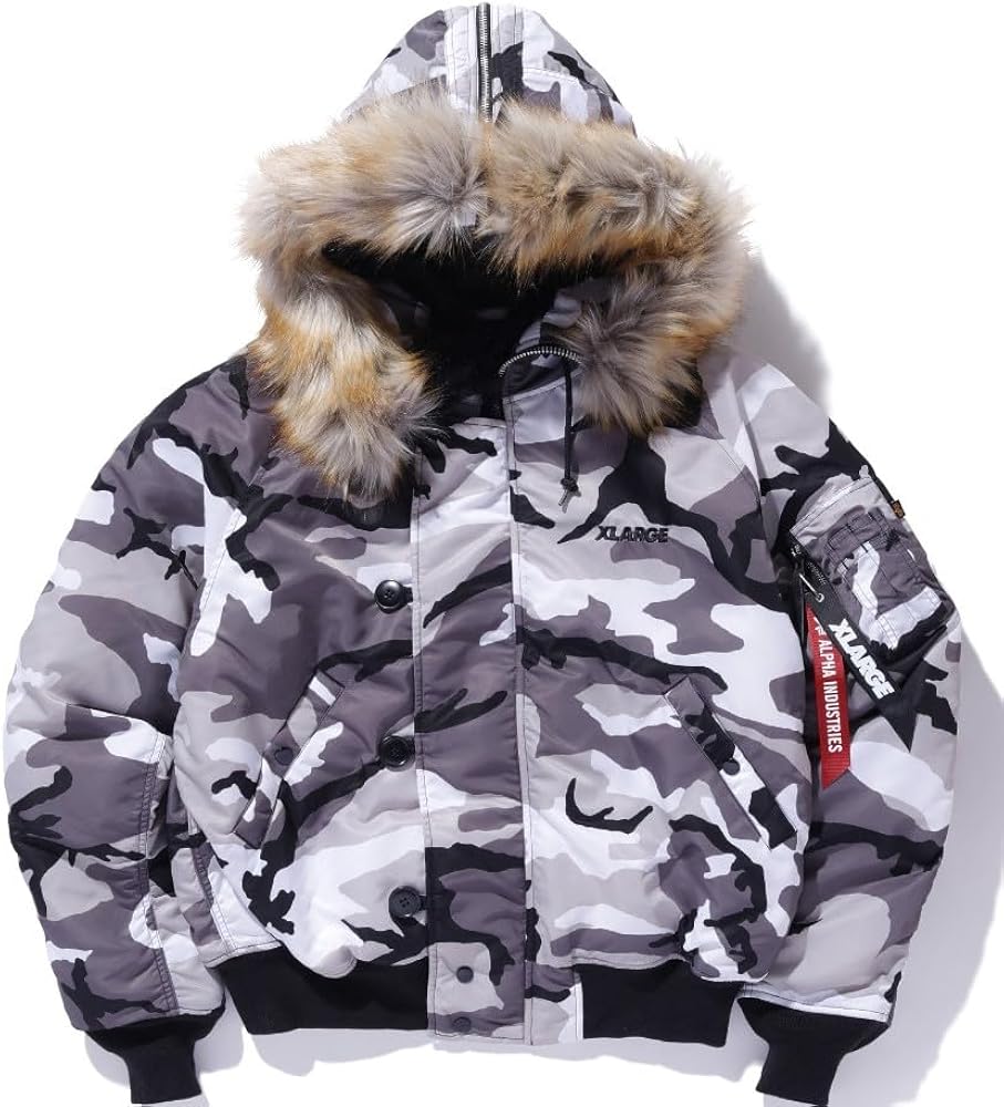 XLARGE×ALPHA N2B JACKET ミリタリージャケット Amazon | [エクストララージ] ジャケット x ALPHA INDUSTRIES N2B