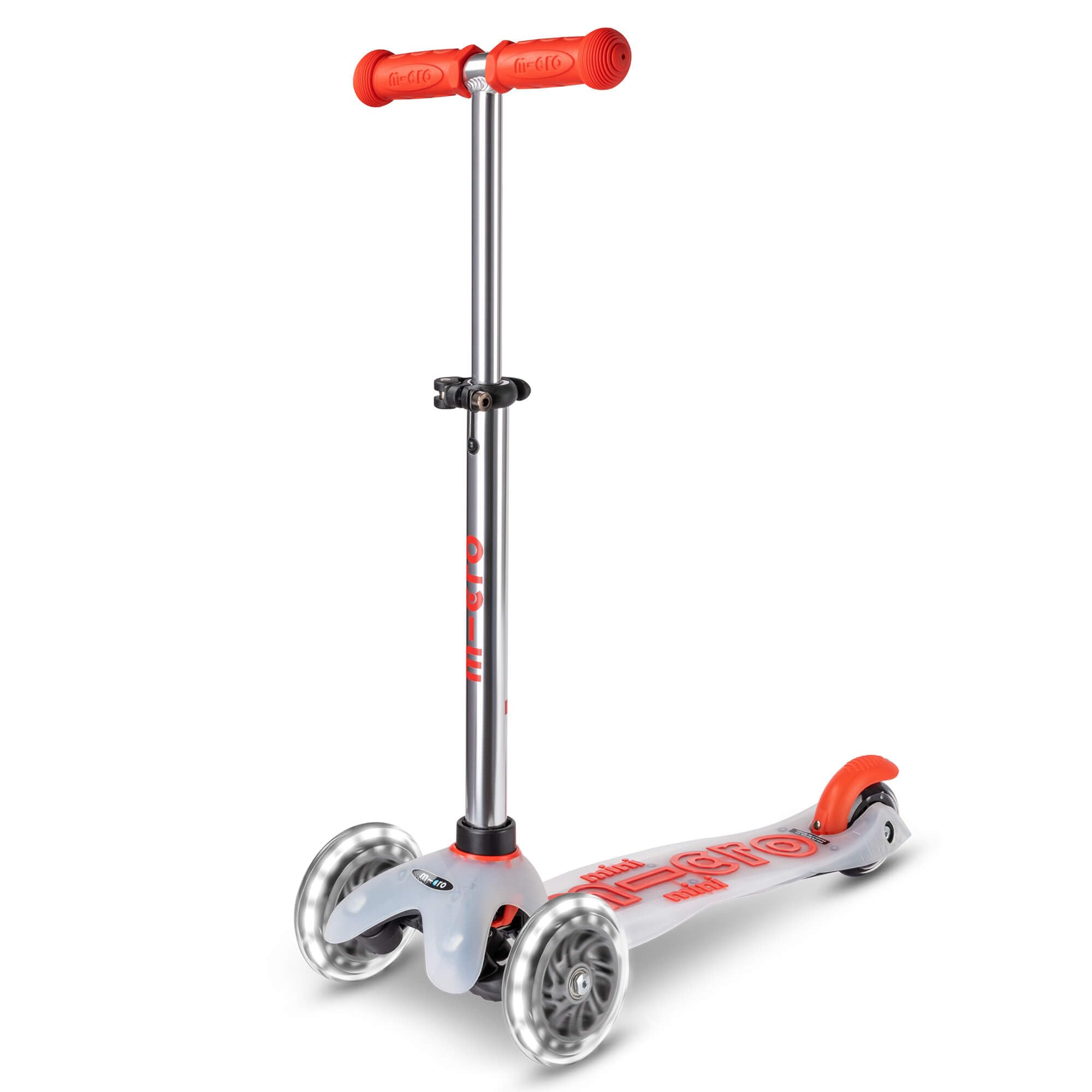 Micro - Das Original Mini micro Deluxe Flux LED Kinderroller | Ab 2 Jahren, LED Rollen, höhenverstellbare Lenkstange