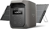 Vista 14 de EF ECOFLOW DELTA 2 Max Power Station Batería extra, batería LiFePO4 (LFP) de 2048 Wh, compatible con generadores DELTA 2 y DELTA Max 2000 y DELTA 2