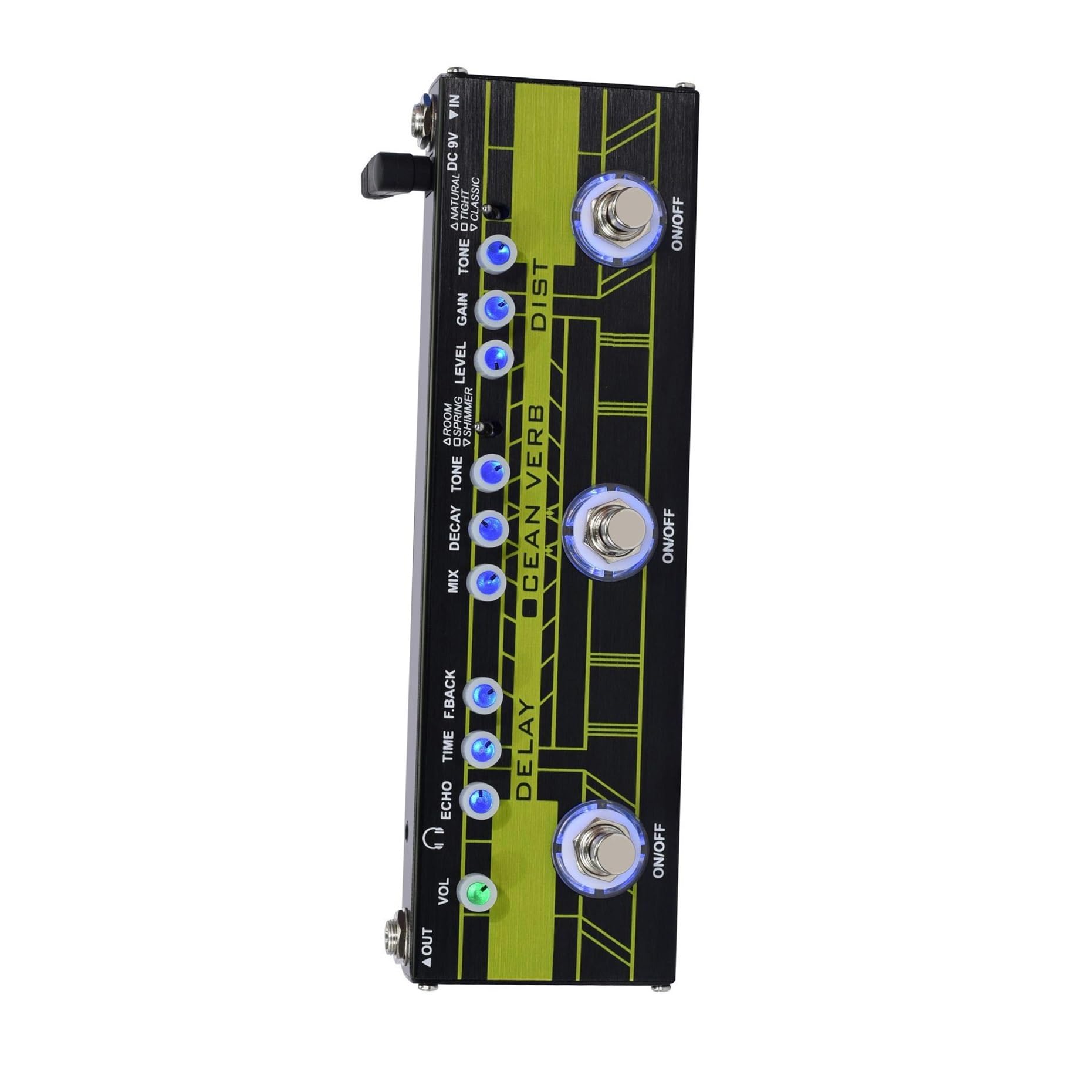 Efekty Gitarowe Multiefekty Overdrive Distortion Delay Tremolo Reverb Akcesoria