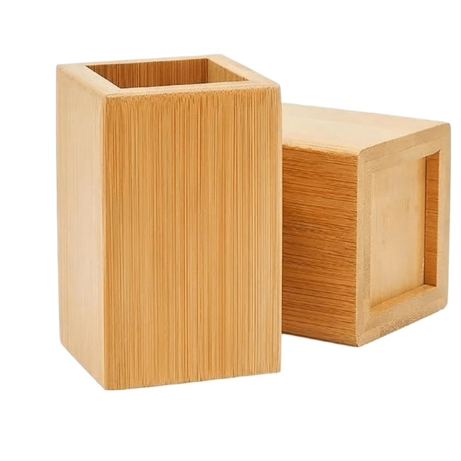 Portapenne 2pc scrivania in legno organizzatore cancelleria scatola di immagazzinaggio