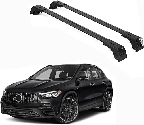 Barras transversales para portaequipajes para Mercedes Clase GLA 2021-2024  Barras transversales de aluminio antirrobo para techo, portaequipaje, disponible en Yaxa Venezuela