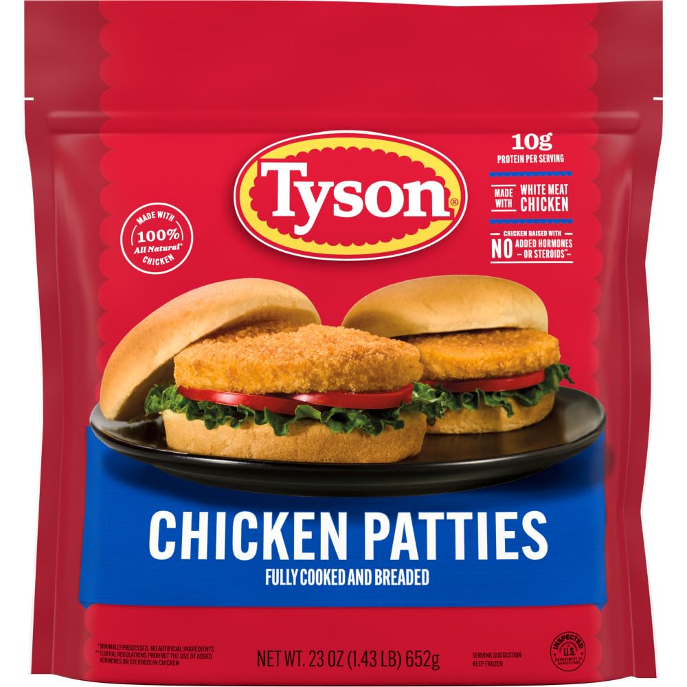 "Tyson Frozen Chicken Patties" - Image 1