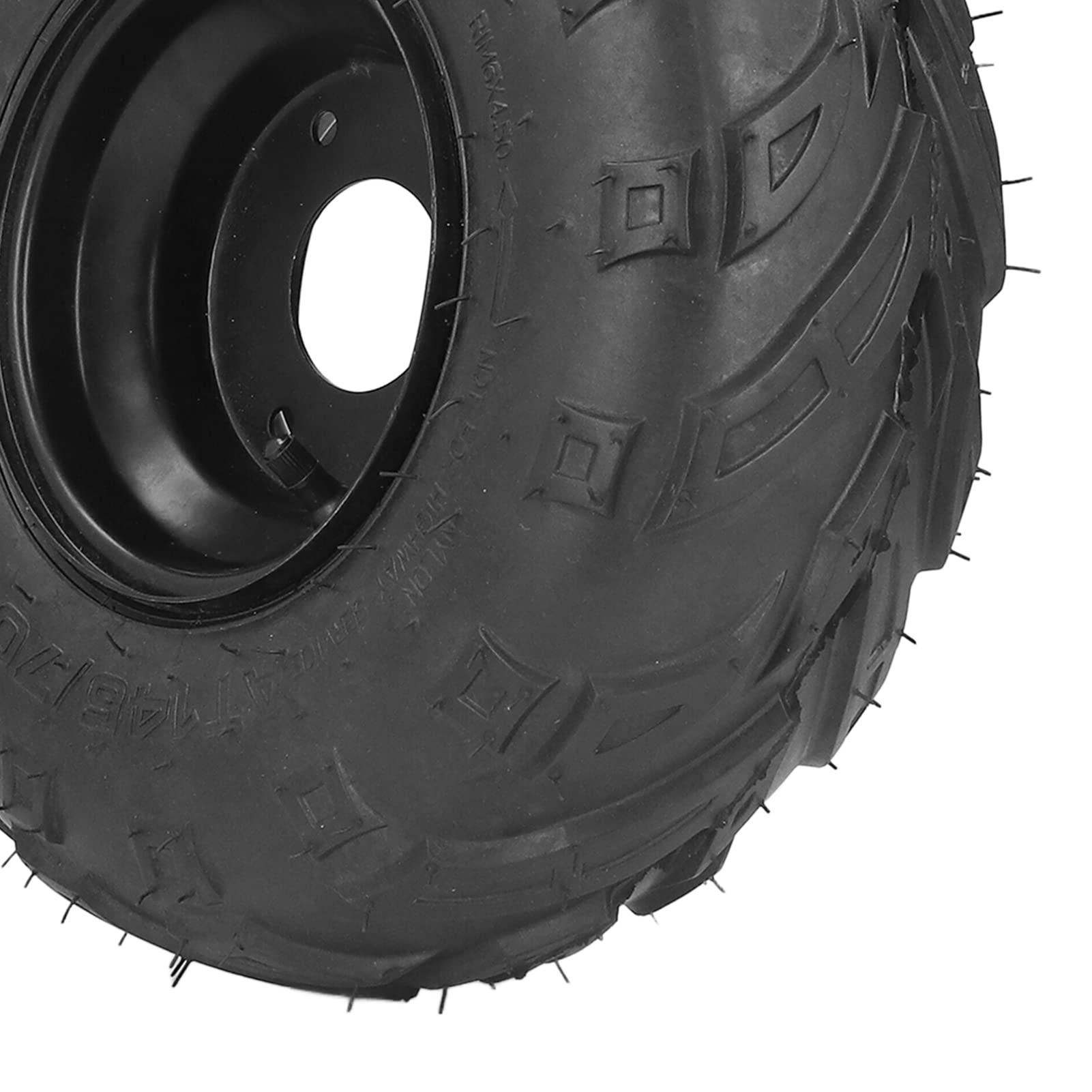 Voluxe Pneumatico 145/70-6, Pneumatico Flessibile in Lega d'Acciaio ATV Tubeless Gomma Universale per Go Kart UTV Quad Bike 4 Ruote