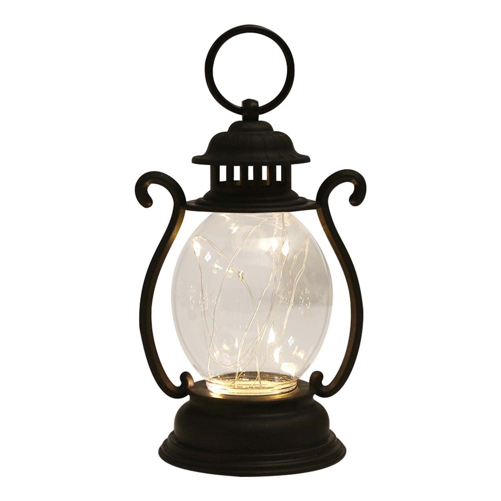 Vintage Hanging Lantern | Antique Style Lantern Decor | Old-Fashioned Hanging Lamp, Nostalgic Lantern Decoration, Antique Style Light for Patio, Garden, and Home Decor