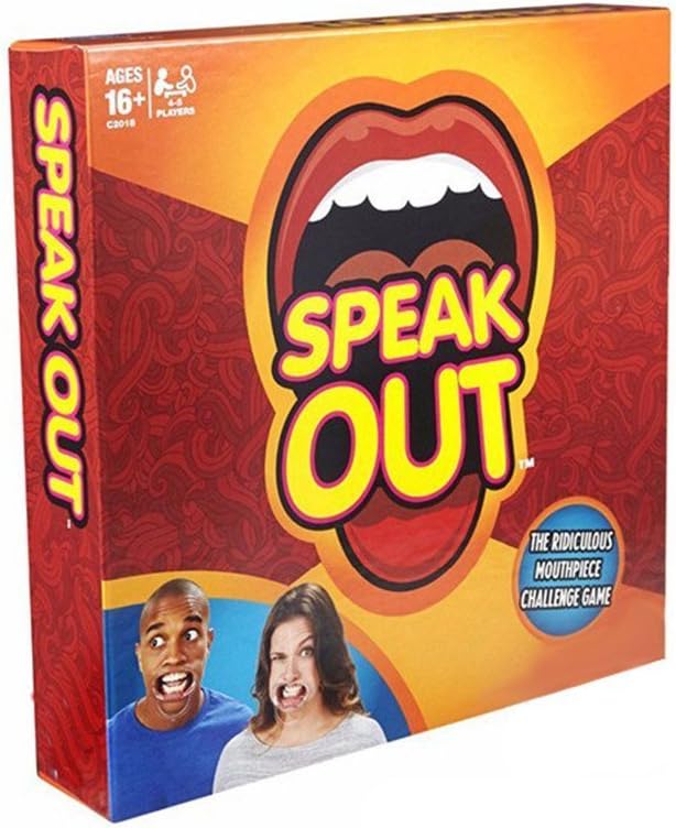 Hasbro Gaming Speak Out Game English for 192 months to 1188 months