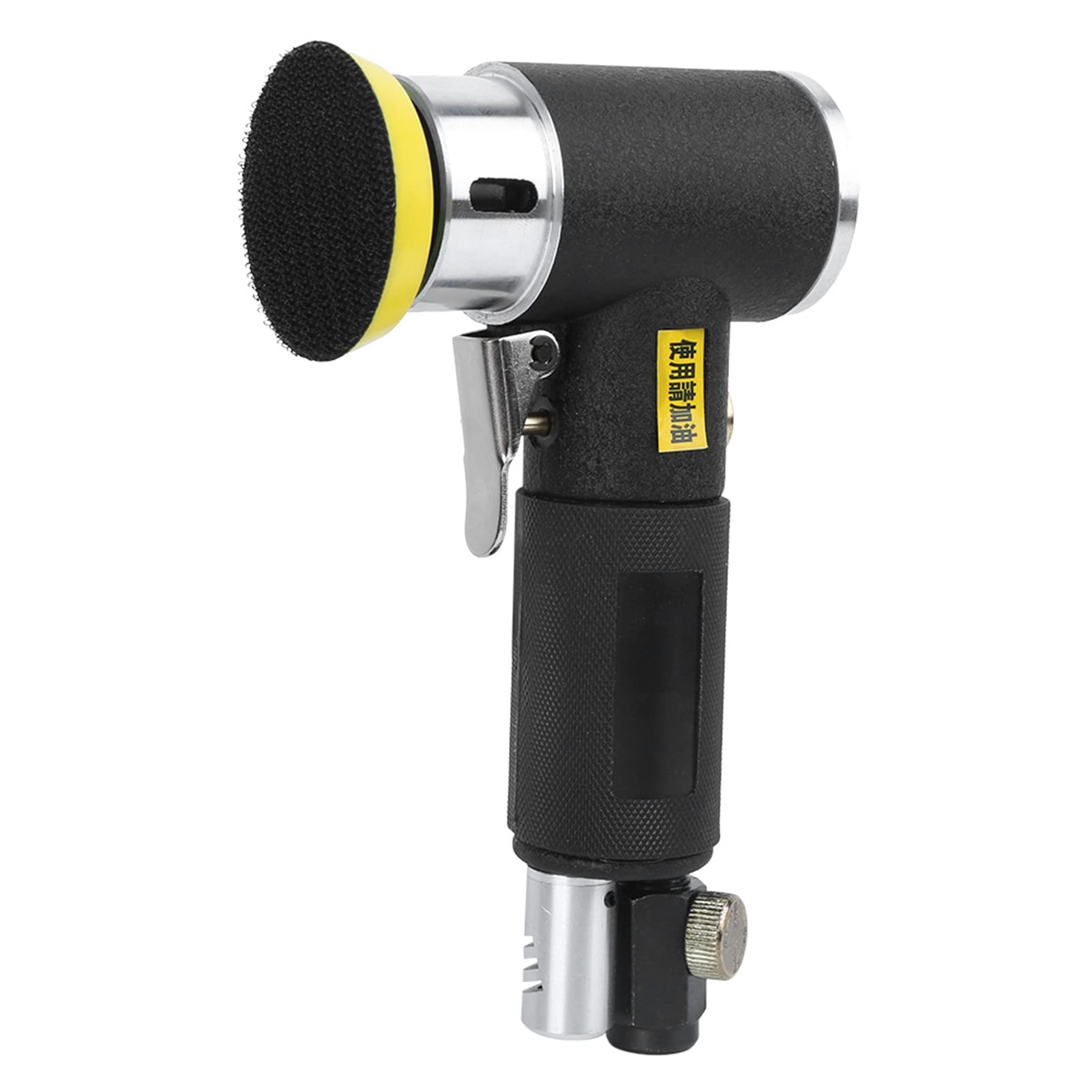 Lijadora de aire SustVita con velocidad sin carga de 1500 RPM, pulidora neumática de 6 CFM con entrada de 1/4 de pulgada, incluye almohadillas de 2 y 3 pulgadas para esquinas