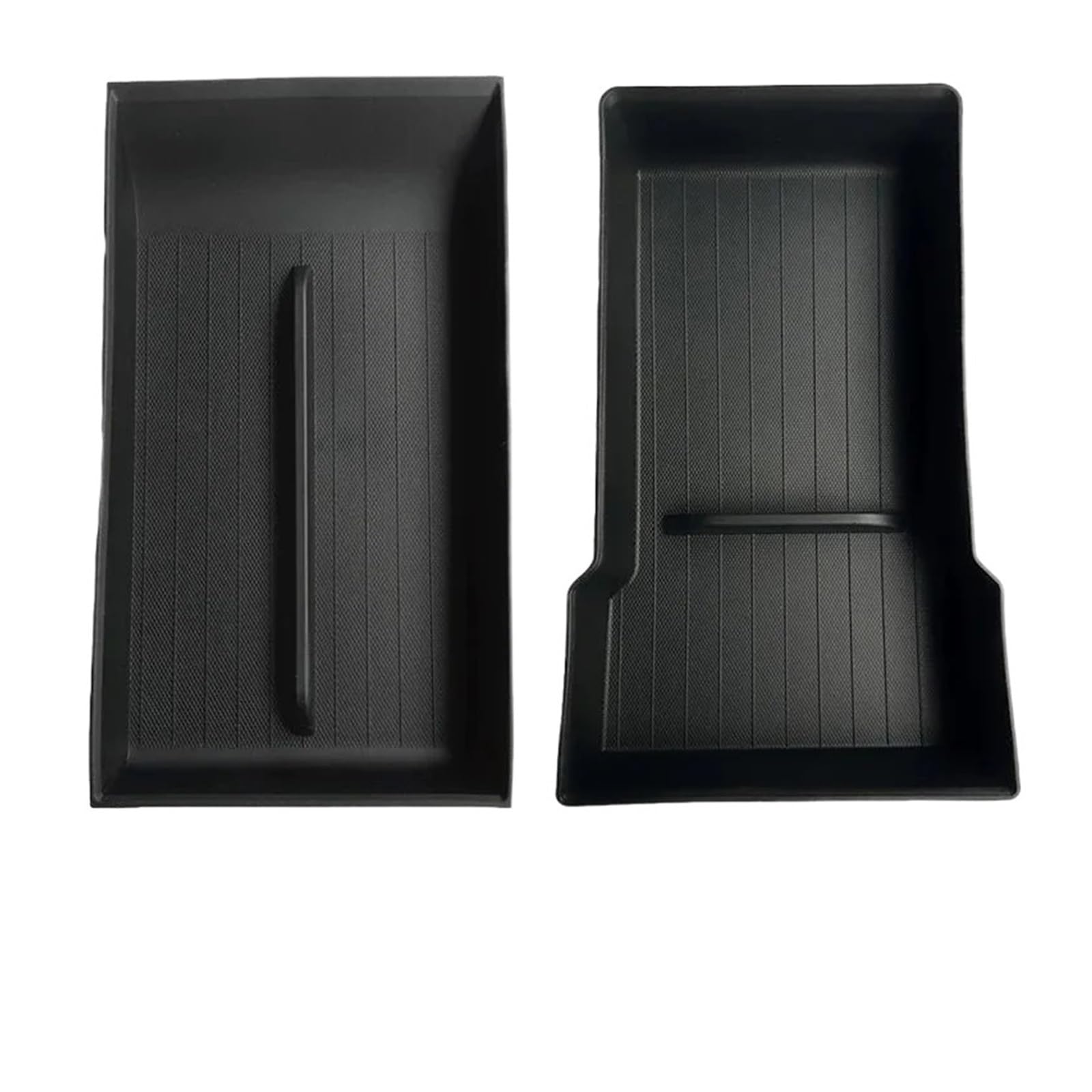 Juvra Arm Rest Centre Console For Tesla For Model Y Launch Juniper 2025+ For 3 Highland 2024, Case Armrest Storage Box Tray Upper&Lower(2p MY Lower Tray)