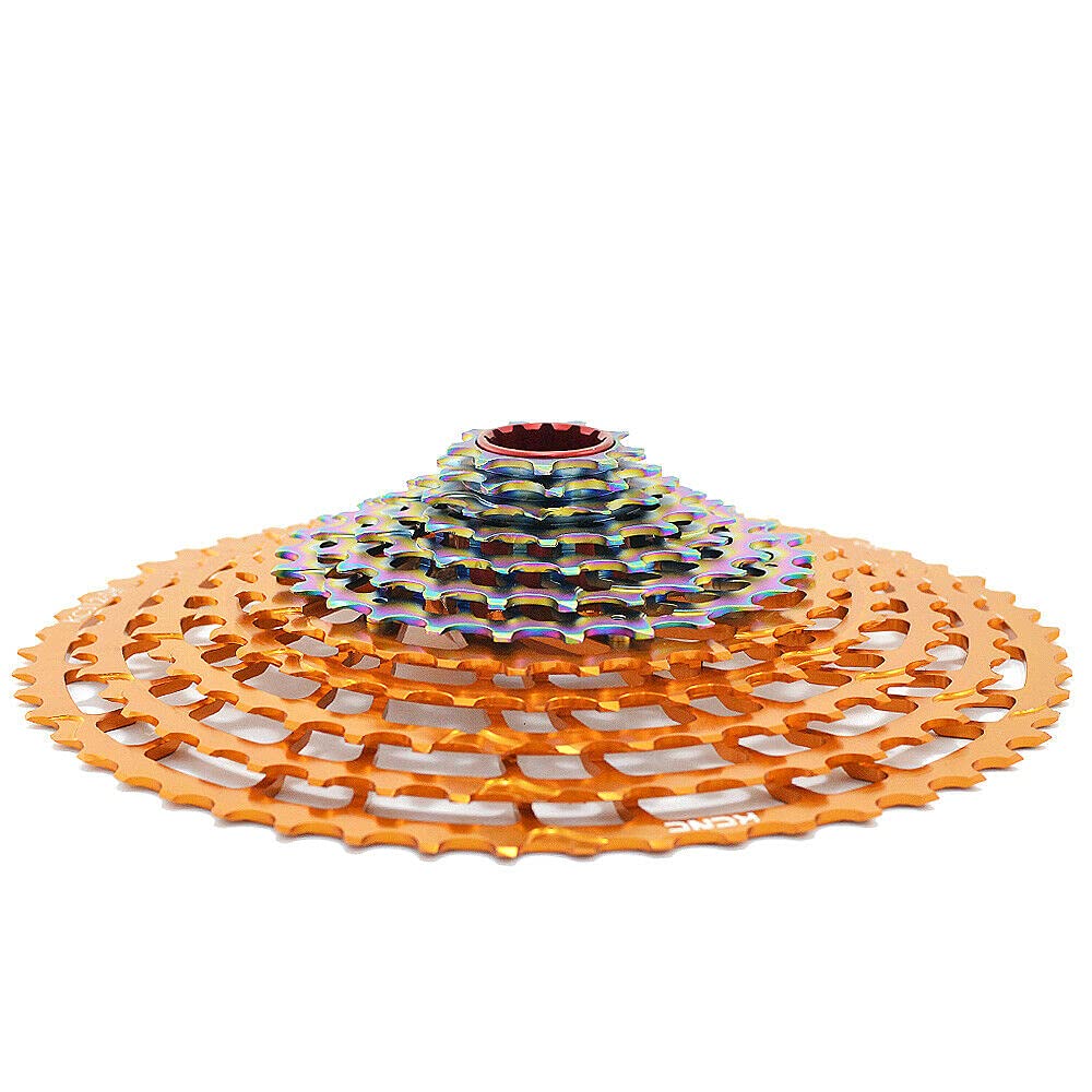 Amazon | KCNC 12速カセット 9-52歯 SRAM XDボディ用 ゴールド KCS12