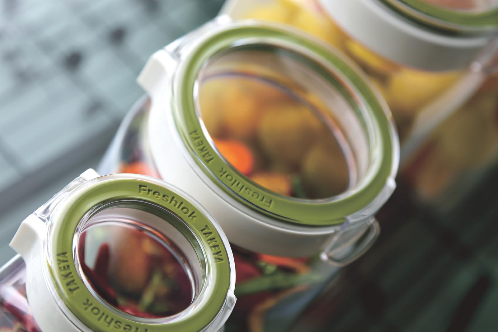 Takeya Chemical Industry Fresh Rock Pasta Storage Container 0.8 gal (2.7 L)