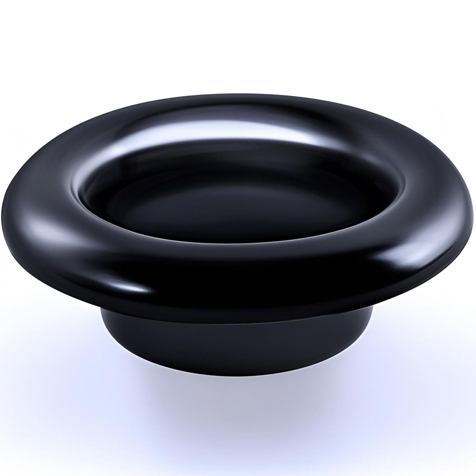 Velocity Stack Adapter, Aluminum Decorative Air Intake Turbo Guard 4 Inch Air Inlet Stack- Black