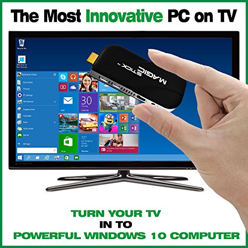 Image of Magicstick The Best Intel PC Stick, Powerful Full Featured Computer with Windows10 And Android OS Preloaded, Type-C, Metal Case, (Black)