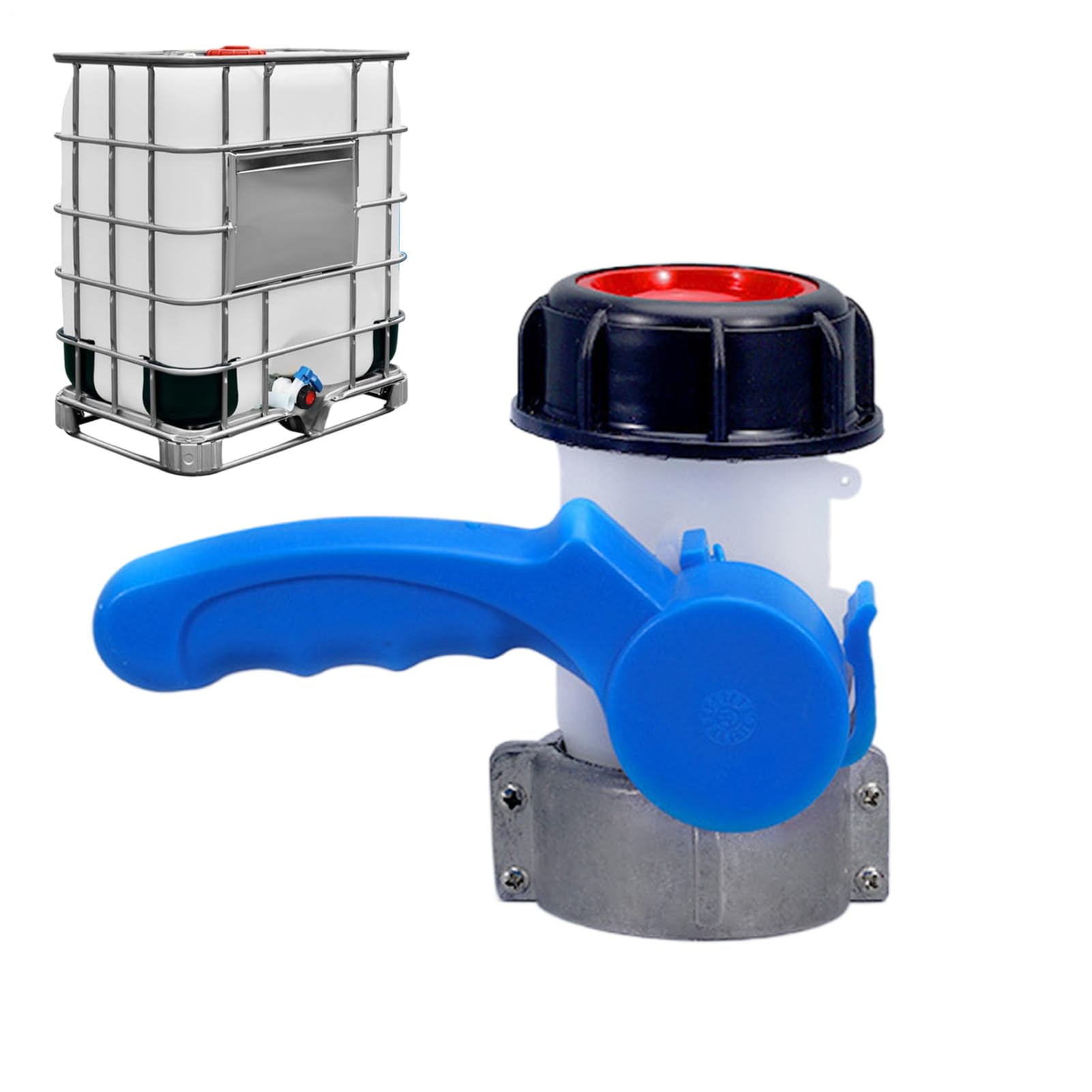 Tote Valve antifugas de rosca gruesa de 6 cm para accesorios de manguera