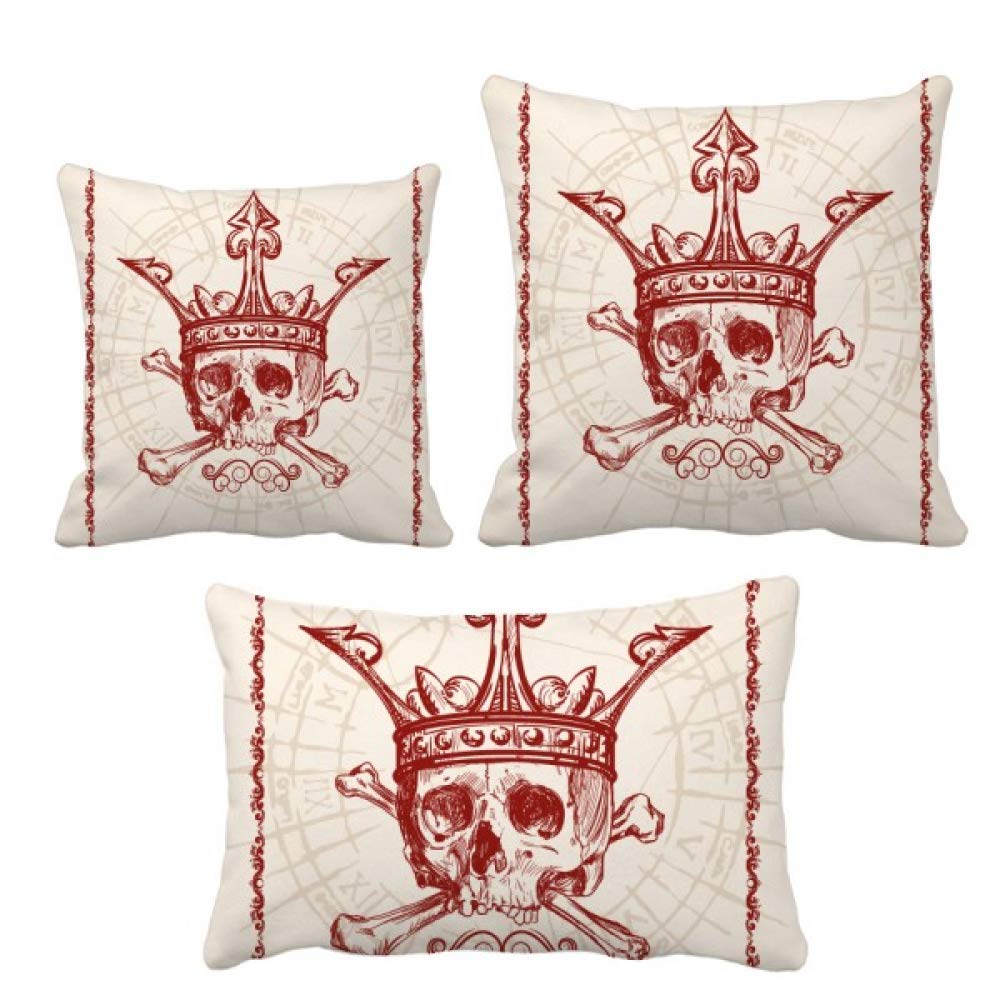 Housse de coussin squelette de poker en cœur pour décoration maison