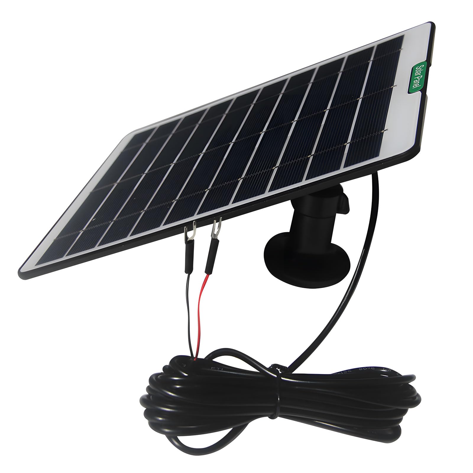 Elnwnnkc Black Multiple Output 5W5v Solar Compatible Smartphones Tablets Outdoor Use Single Solar