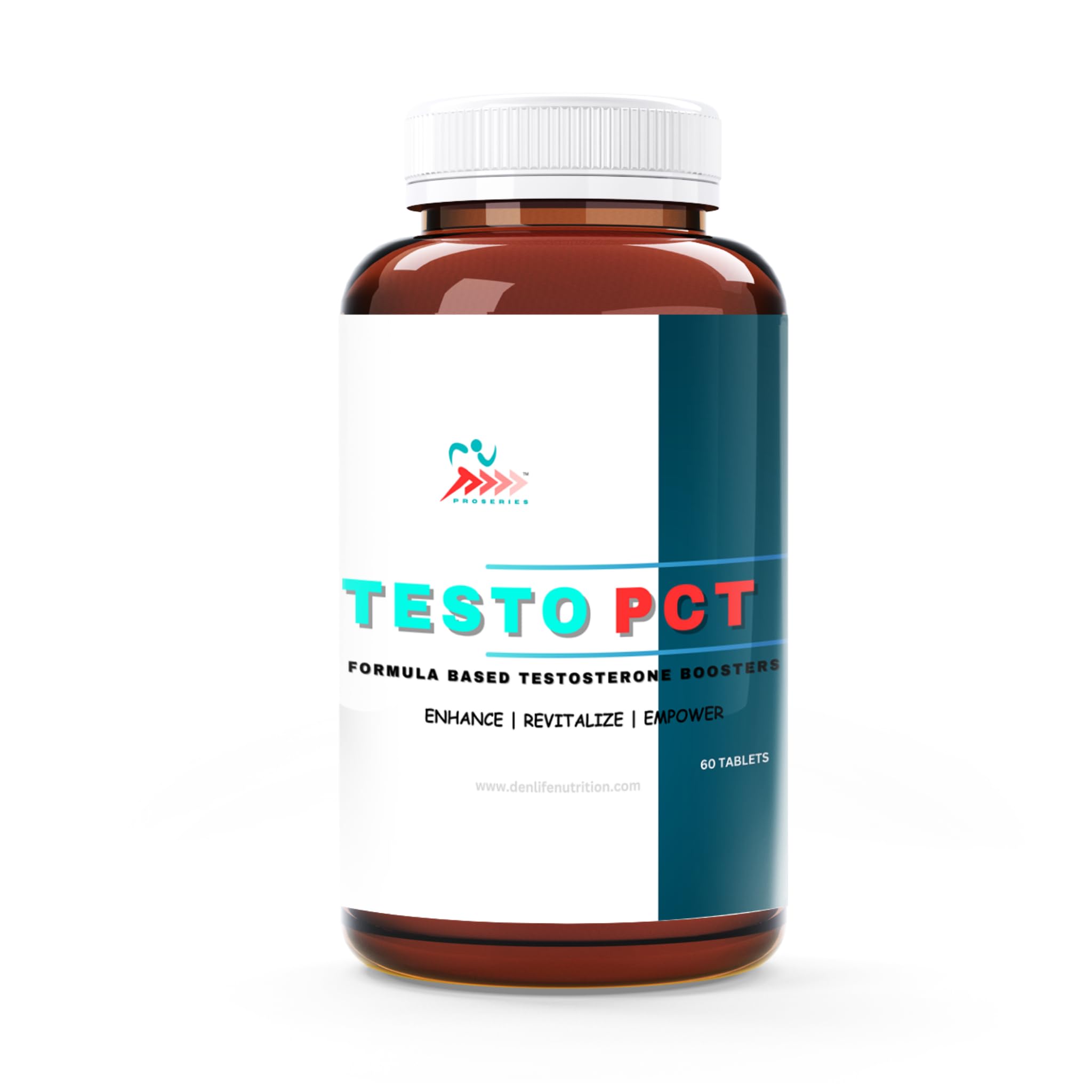 DEN LIFE NUTRITION TESTO PCT � Premium Testosterone Booster for Optimal Performance and Recovery (60 Tablets)