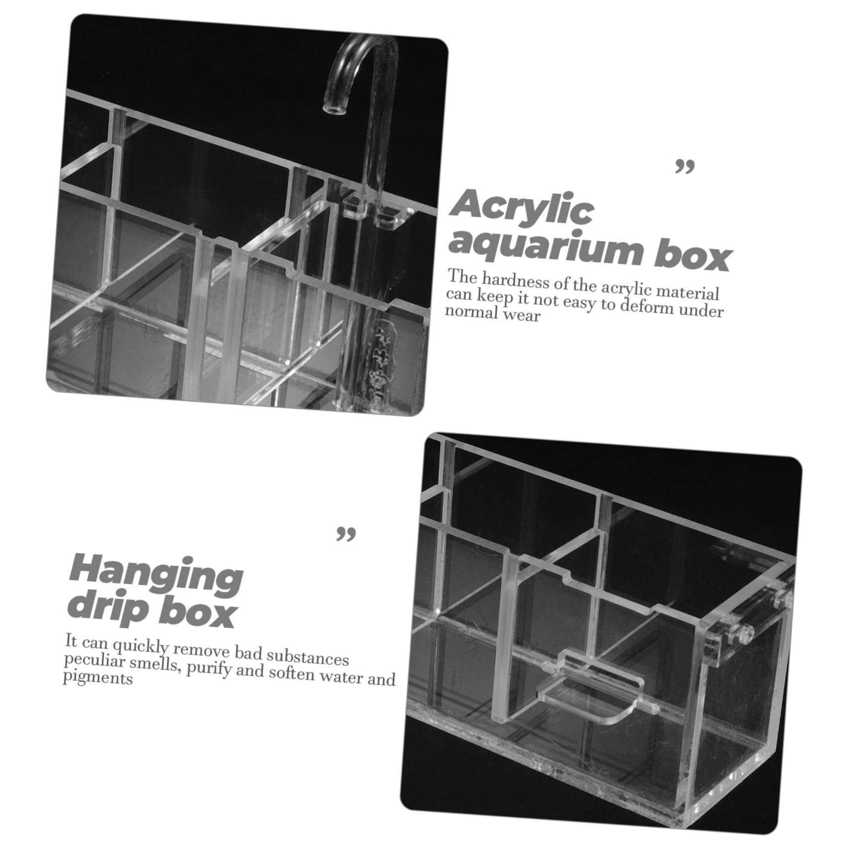 Aquarium Filtration Box Außenfilter Für Fischbecken Reinigungslösung Geräuschlos Und Wandmontierbar Für Verschiedene Aquariengrößen