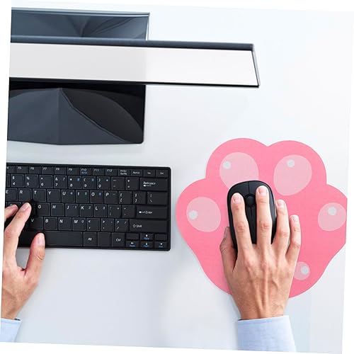 Miniatura 6 de Alfombrilla de mouse para computadora portátil, alfombrilla de ratón, soporte para teclado, almohadilla de teclado lindo cojín de garra de gatito,