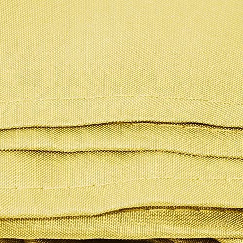 Strong Camel Replacement Canopy Cover For 10' Patio Half Umbrella 10Ft 5 Ribs Half Umbrella (Beige) #TOP4