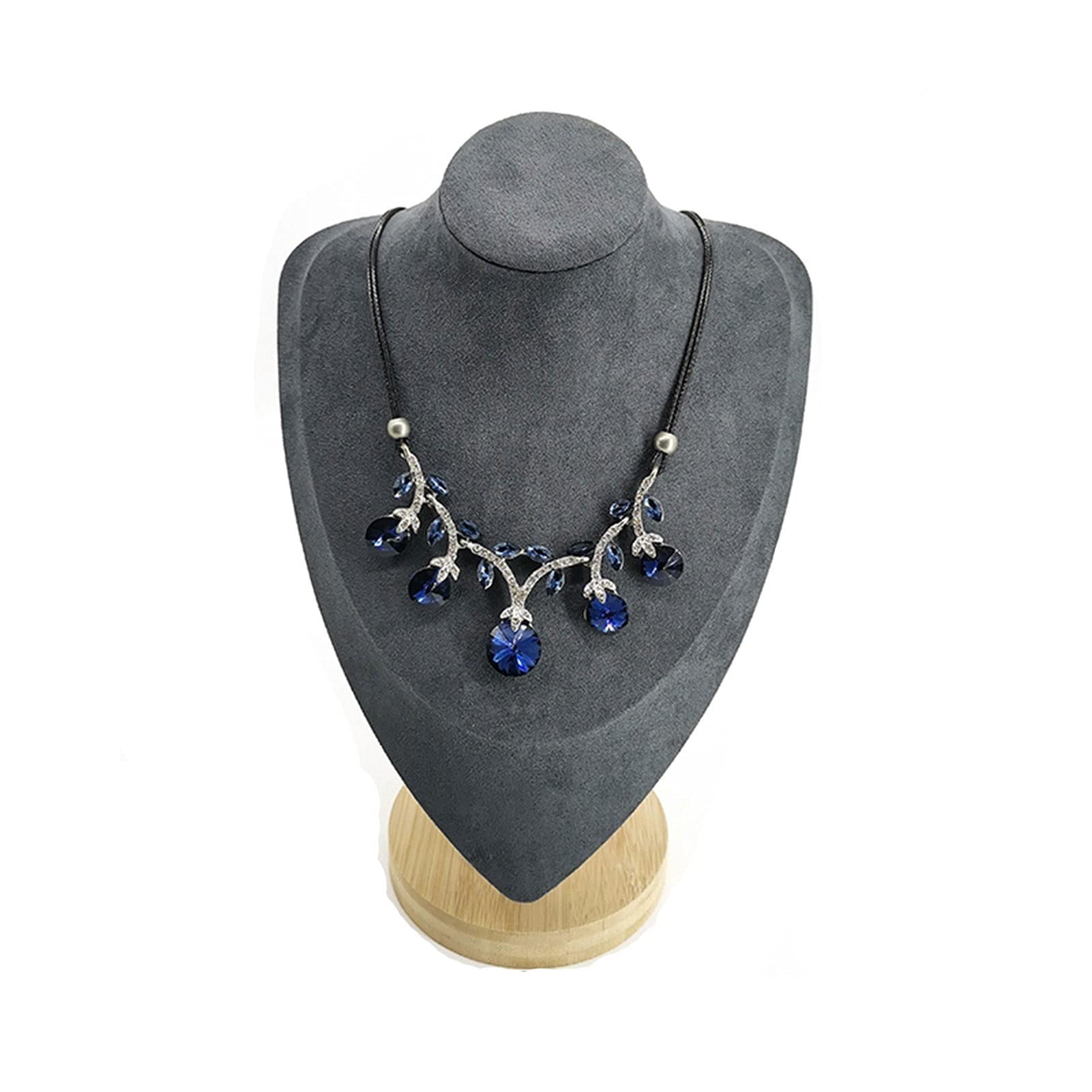 GAROEN Jewelry Display Stand Necklace Display Holder Mannequin Jewelry Organizer Necklace Chain Jewelry Bust Display Holder Stand Mall Jewelry Stan