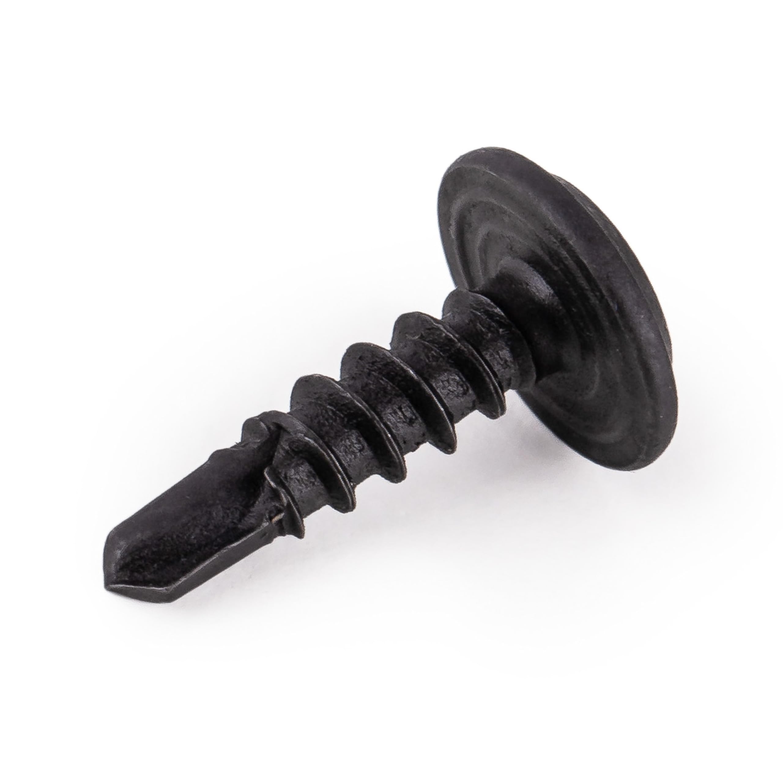 MIVOS Wkręty samowiertne fosfatowane czarne – 16 x 4,2 mm – 100 sztuk – śruby montażowe – śruby do płyt gipsowo-kartonowych – wkręty do płyt gipsowo-włóknowych