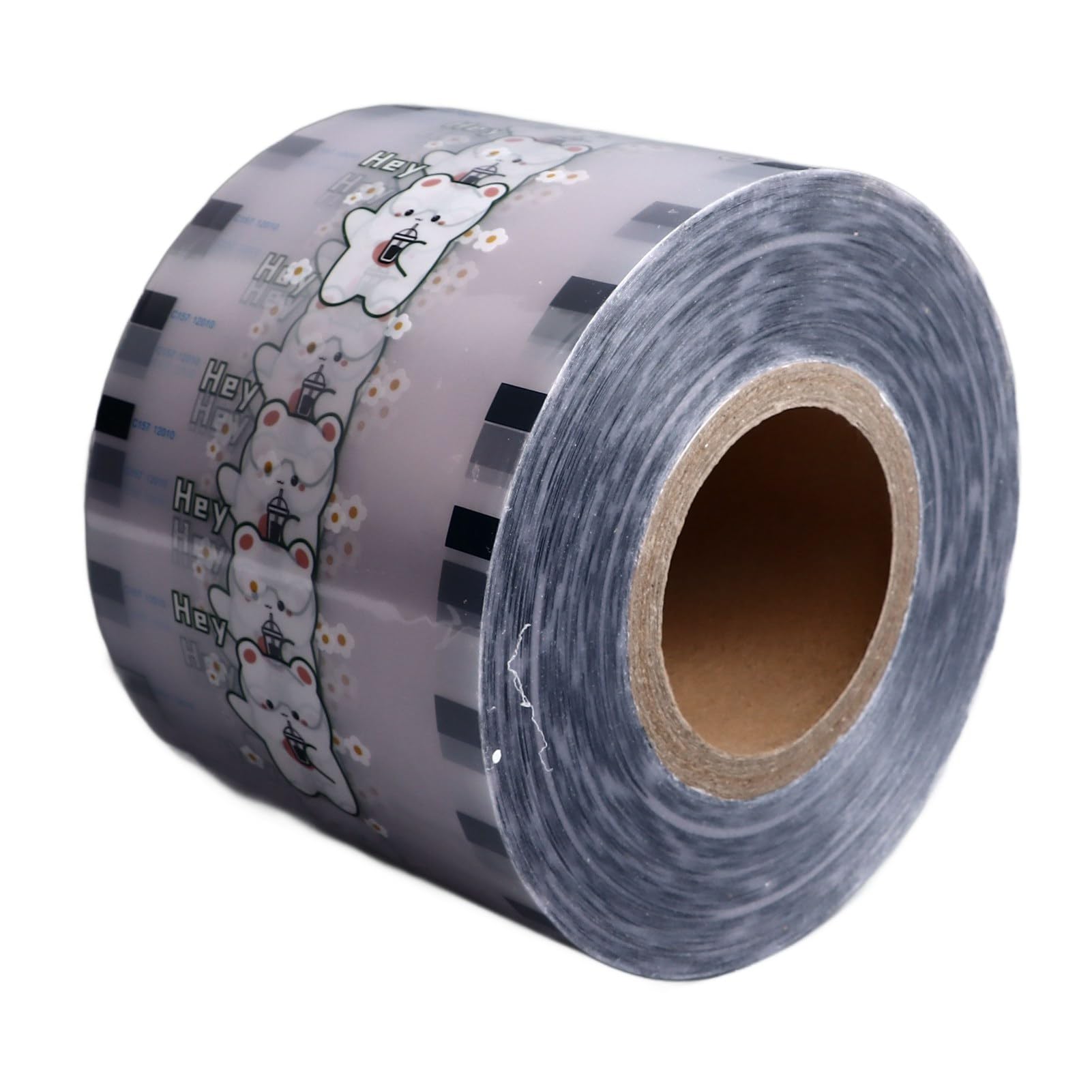 Cuifati Film de Scellage pour Tasses Boba, 3000 Tasses, Film de Scellage pour en PP et en Papier, Résistant aux Hautes Températures, Couvercle Jetable pour thé à Bulles, thé au Lait, Anti-fuite pour