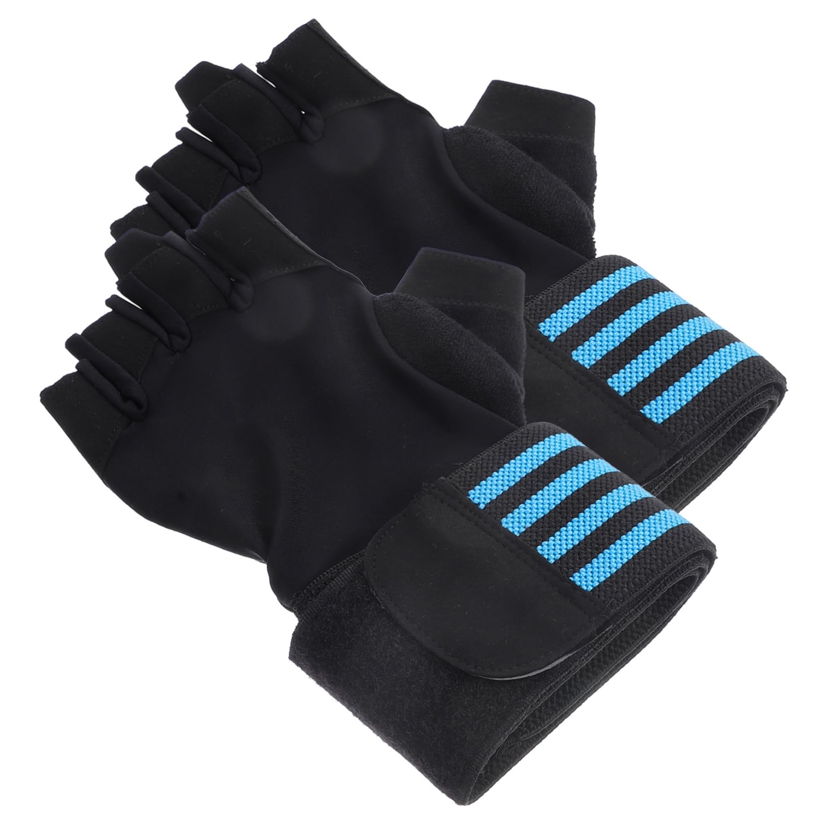 BESPORTBLE 1Pair Breathable Half Finger Riding Gloves for Sports Slip Design for Comfortable Grip for Cycling Weightlifting Yoga Great Present Idea with Logo