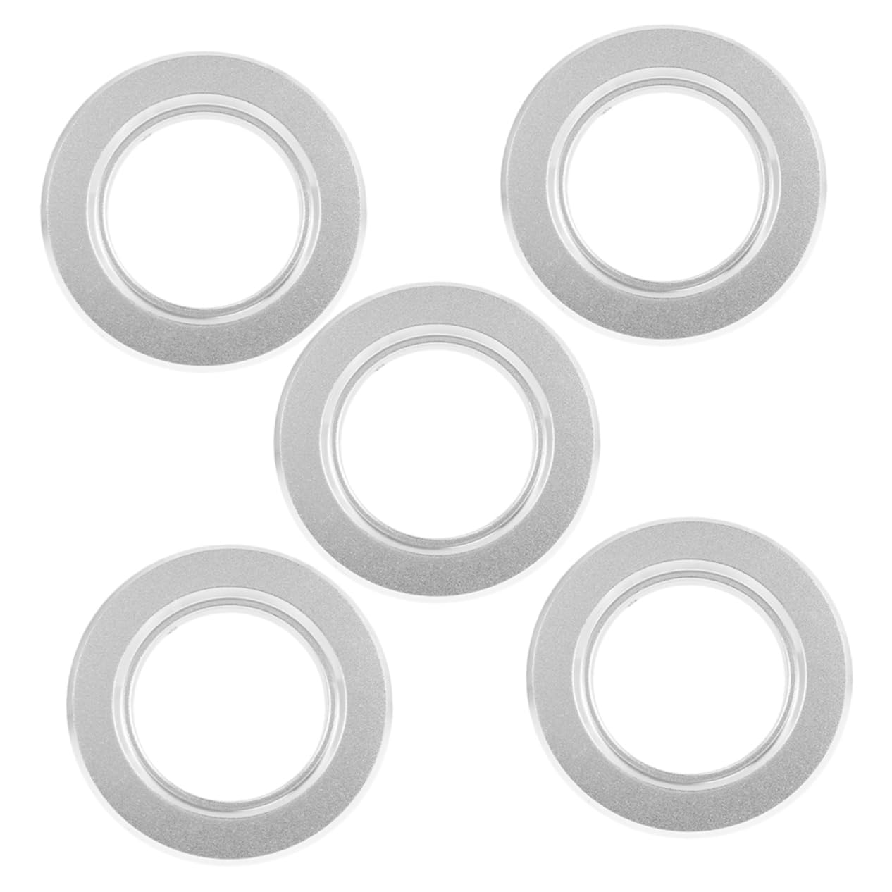 HOUDERCO 5 Pcs Bird Cage Accessory Hole Protector Guards Replacement Ring for Breeding Box Metal Guards for Parrot Cage Accessories Budgie Nest and Sparrow Nest Box