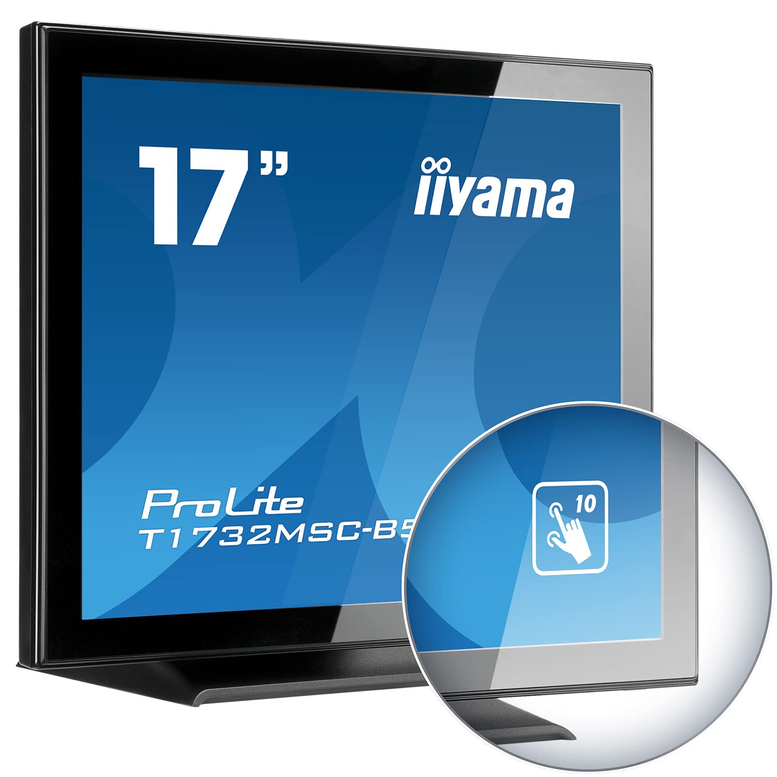 iiyama ProLite T1732MSC-B5AG monitor touch screen 43,2 cm (17") 1280 x 1024 Pixel Nero Multi-touch