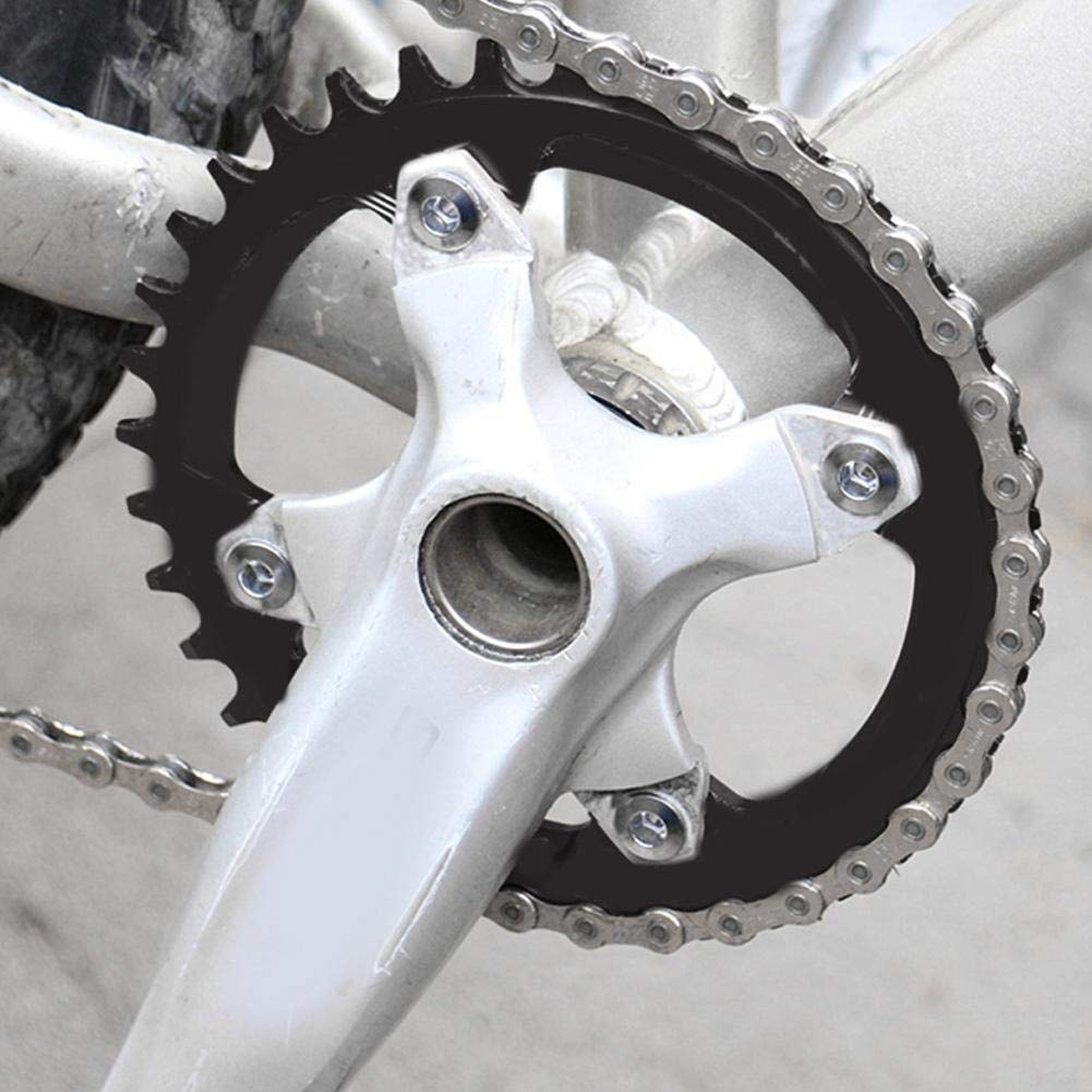 Keenso Vassoio per Bicicletta, Anelli per Catena in Lega di Alluminio, 32/34/36/38T BCD 96MM per manovelle da Bicicletta