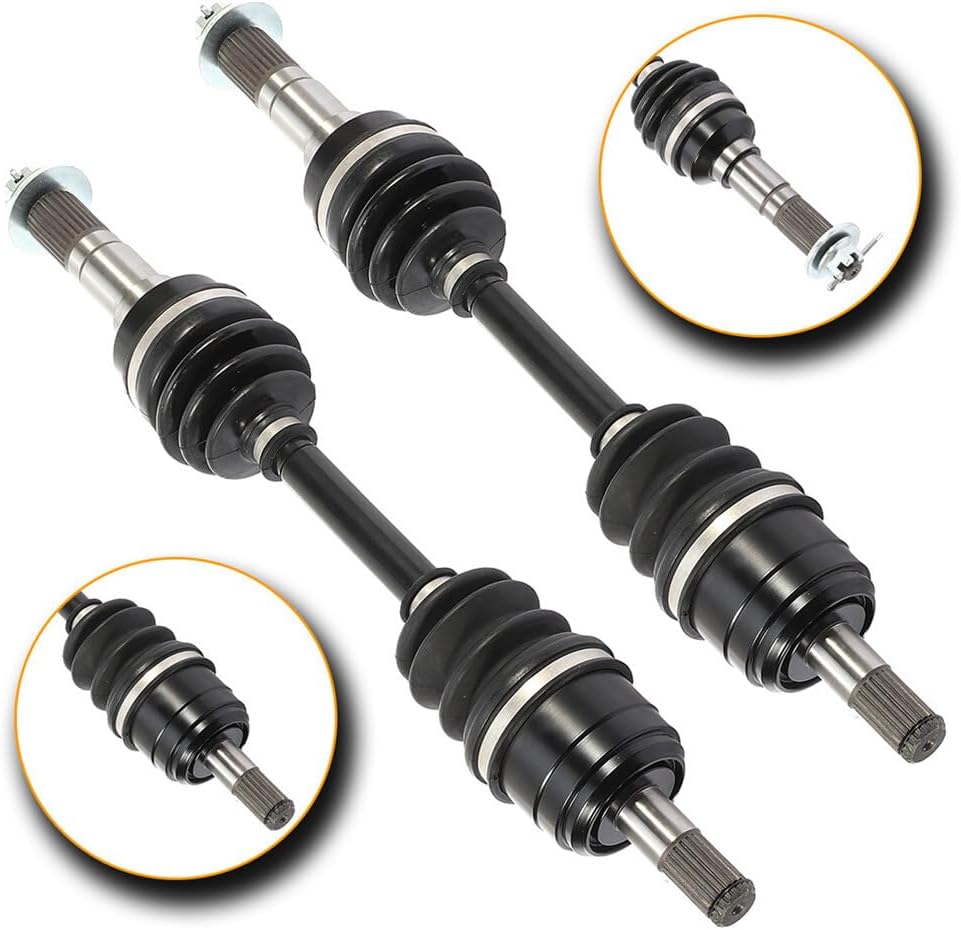 cciyu Front Left & Right CV Axle Pair 4KB-2510F-00-00 for Yamaha Big Bear 350 Big Bear 400 Kodiak 400 Wolverine 350