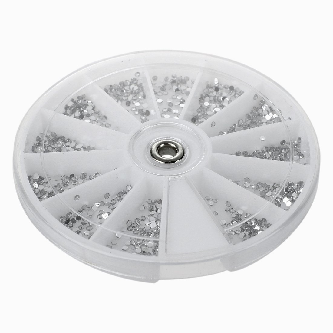 Strass boites Cristal Ongle Manucure Nail Art 1.5MM wheel