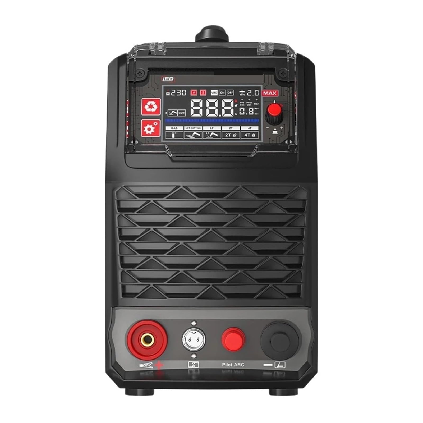 Qaxrzcucd One Color Plasma Cutting Machine Pilot Arc Non-Contact Inverter Cutter Easy To Cut, Powerful Operation(Cut-55Ds With Hf)