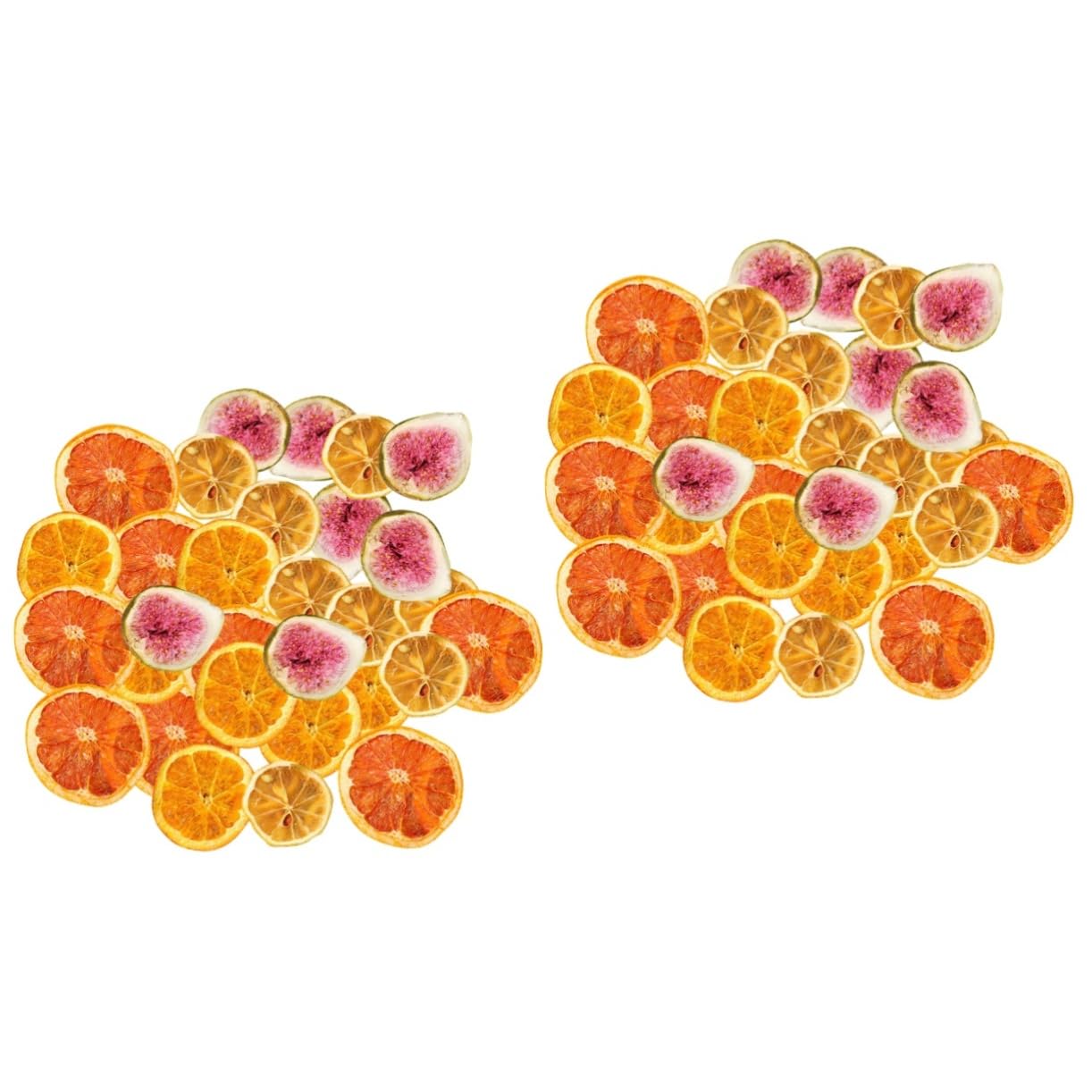 Gadpiparty 2stücke Deko Getrockneten Orangenscheiben Und Früchten Für Kreative Bastelideen Für Weihnachtskränze Tischdekoration Und Zufällige