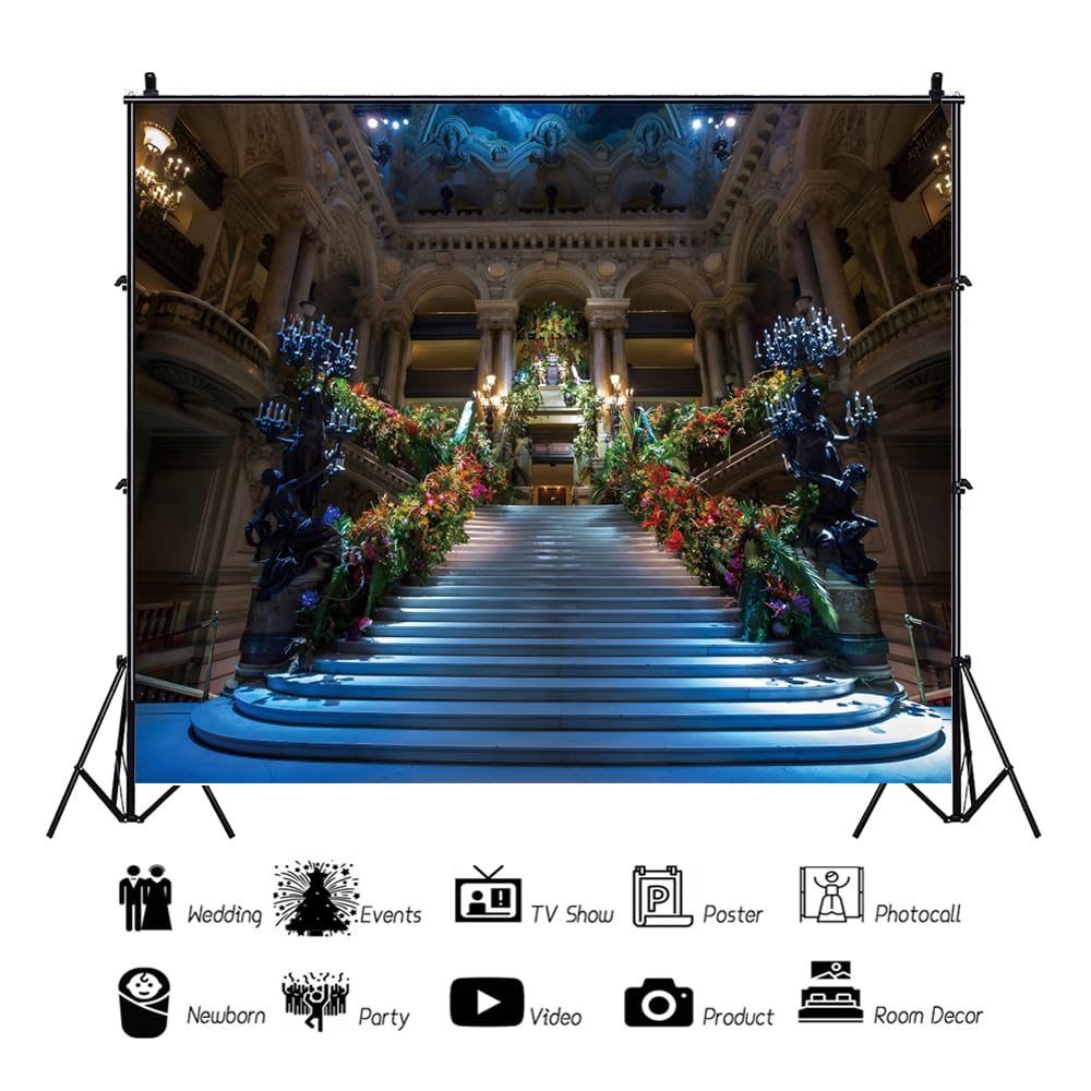 Hochzeits-Fotohintergrund Vinyl – 3x2,5 M, Style 16, Computerlackiert