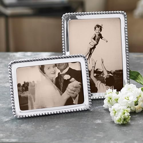 Miniatura 3 de Mariposa Marco mediano con cuentas de 5 x 7